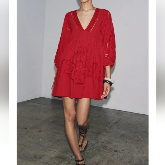 Zara | Dresses | Zara Zw Collection Linen Blend Embroidered Eyelet Vneck Short Dress Szm | Poshmark Zara | Dresses | Zara Zw Collection Linen Blend Embroidered Eyelet Vneck Short Dress Szm | Poshmark